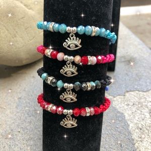 Evil eye charm bracelets